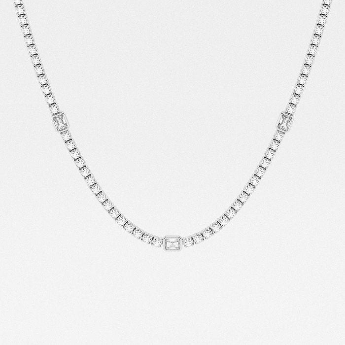 näas Empowering Station Radiant Tennis Necklace